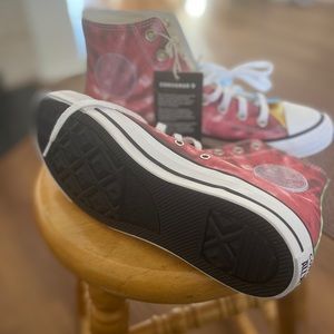 Converse Multicolor Tie-Dye Lace Up High Top Sneaker Shoes Size 7 NWT